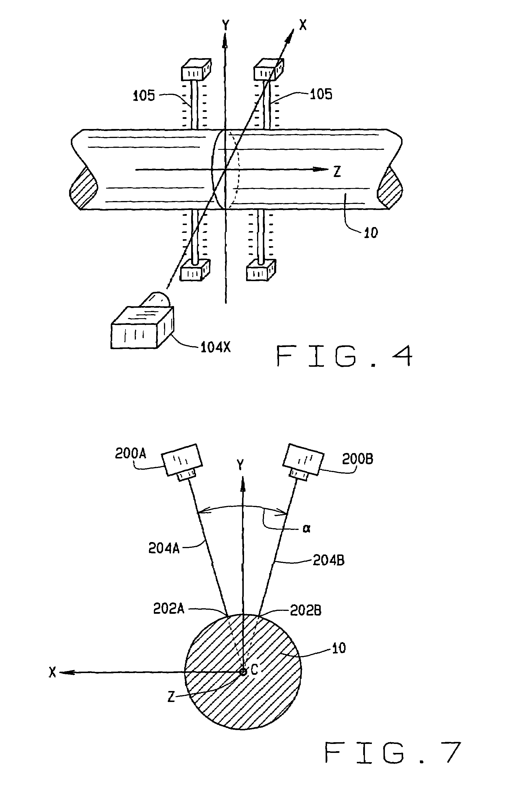 Method and apparatus for determining the straightness of tubes and bars