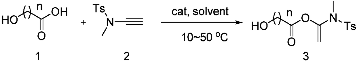 Alkyne amide-mediated one-pot method for preparing macrolide