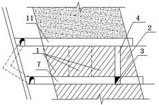 Kerve-free sublevel filling mining method