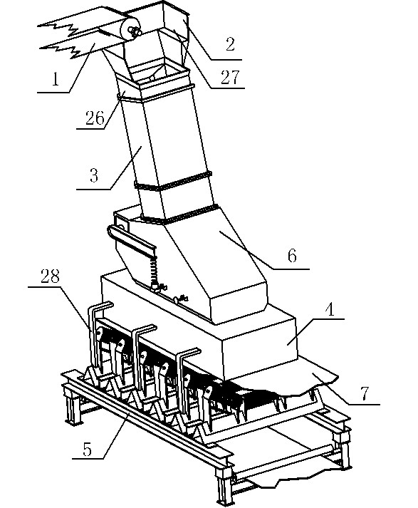 Material transfer method and transfer device