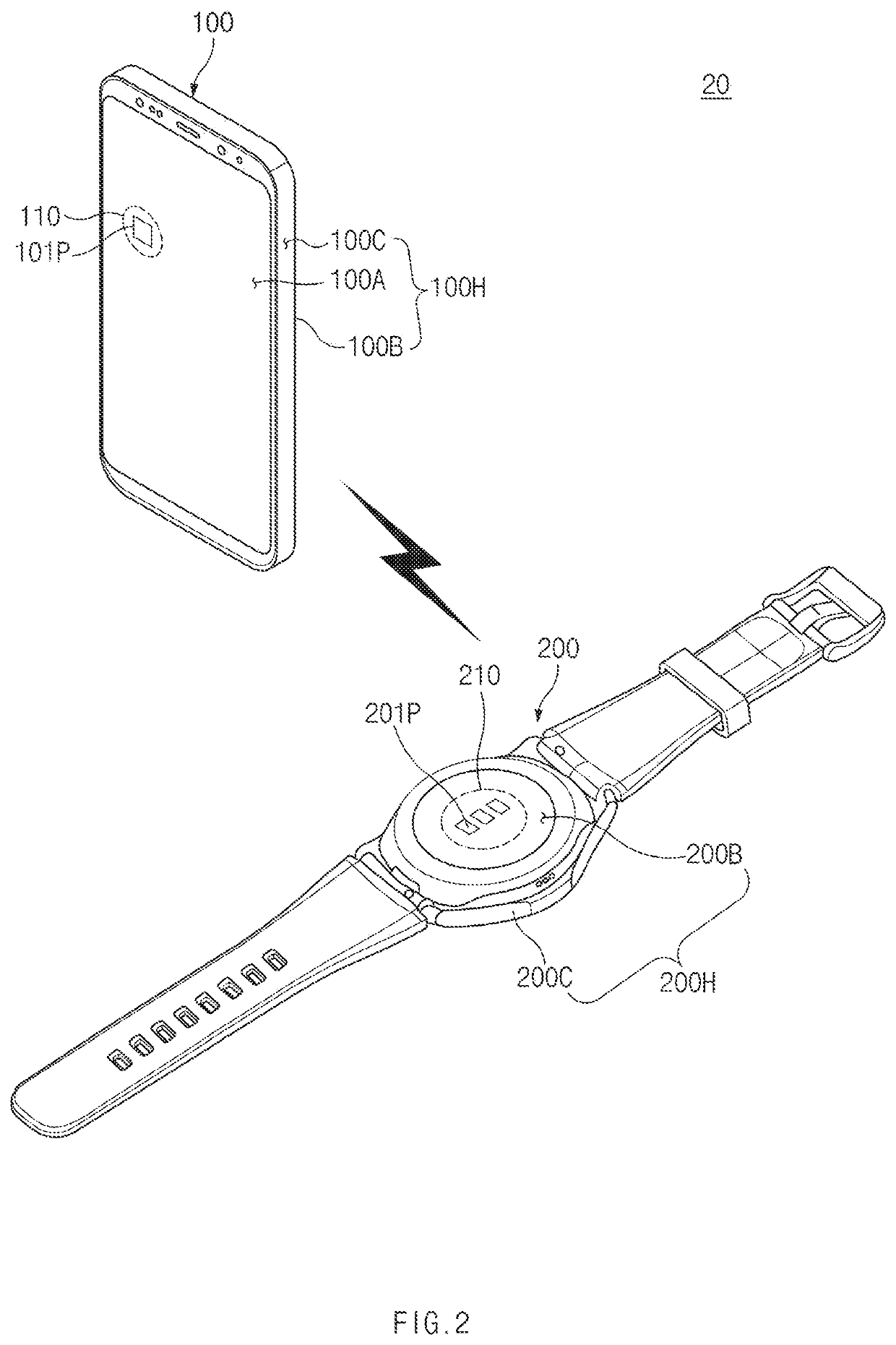 Electronic device for obtaining blood pressure value using pulse wave velocity algorithm and method for obtaining blood pressure value