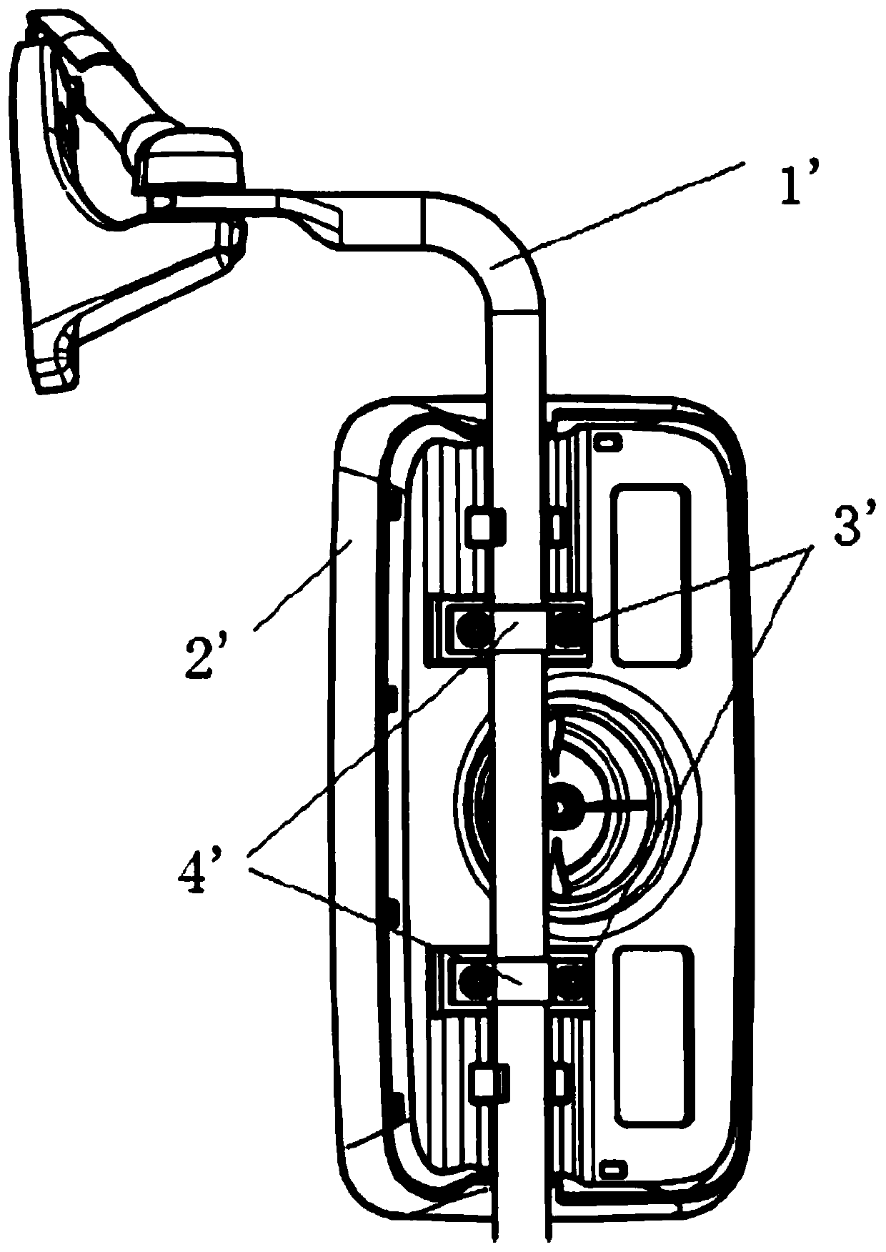 Self-clamping mirror shell structure