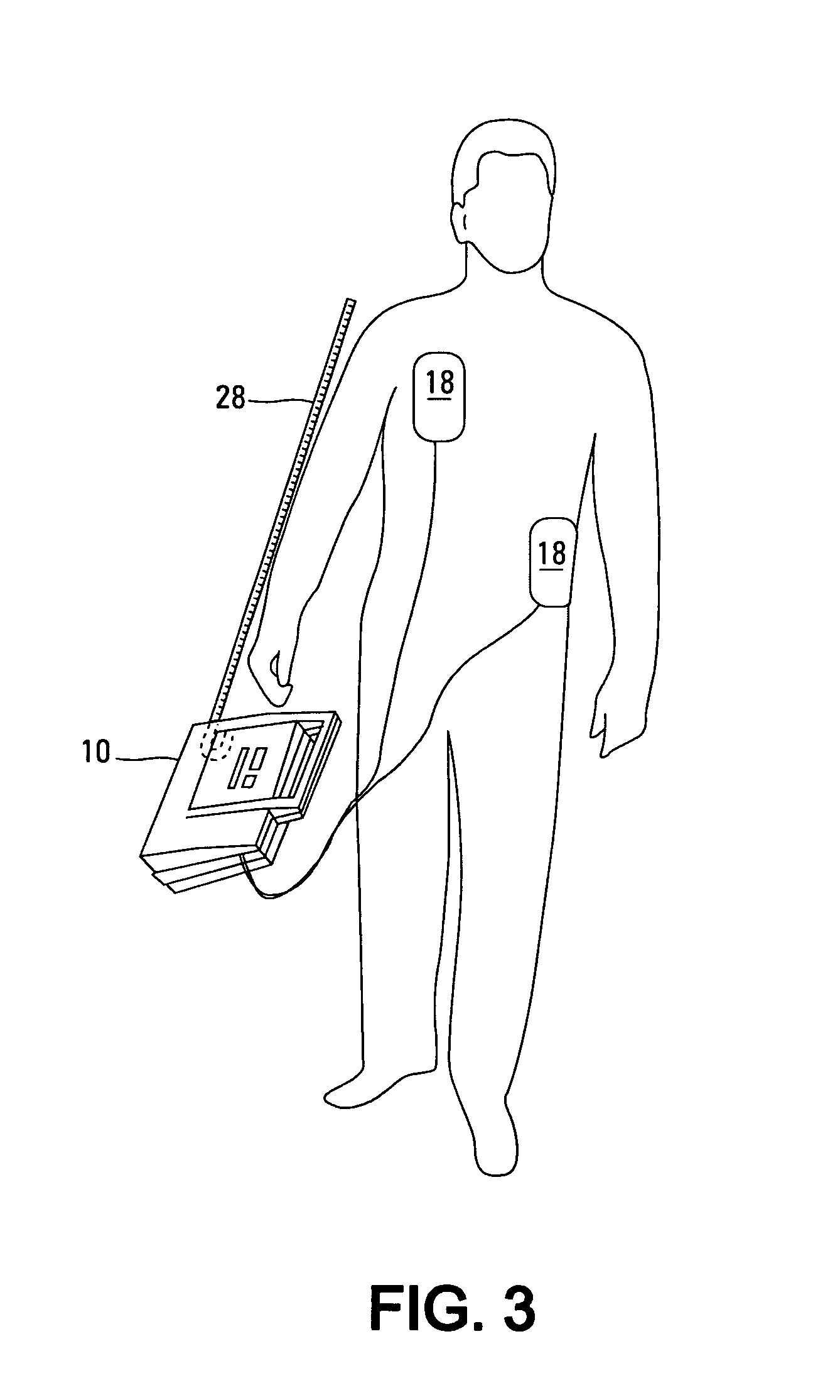 Automated external defibrillator with user interface for adult and pediatric applications