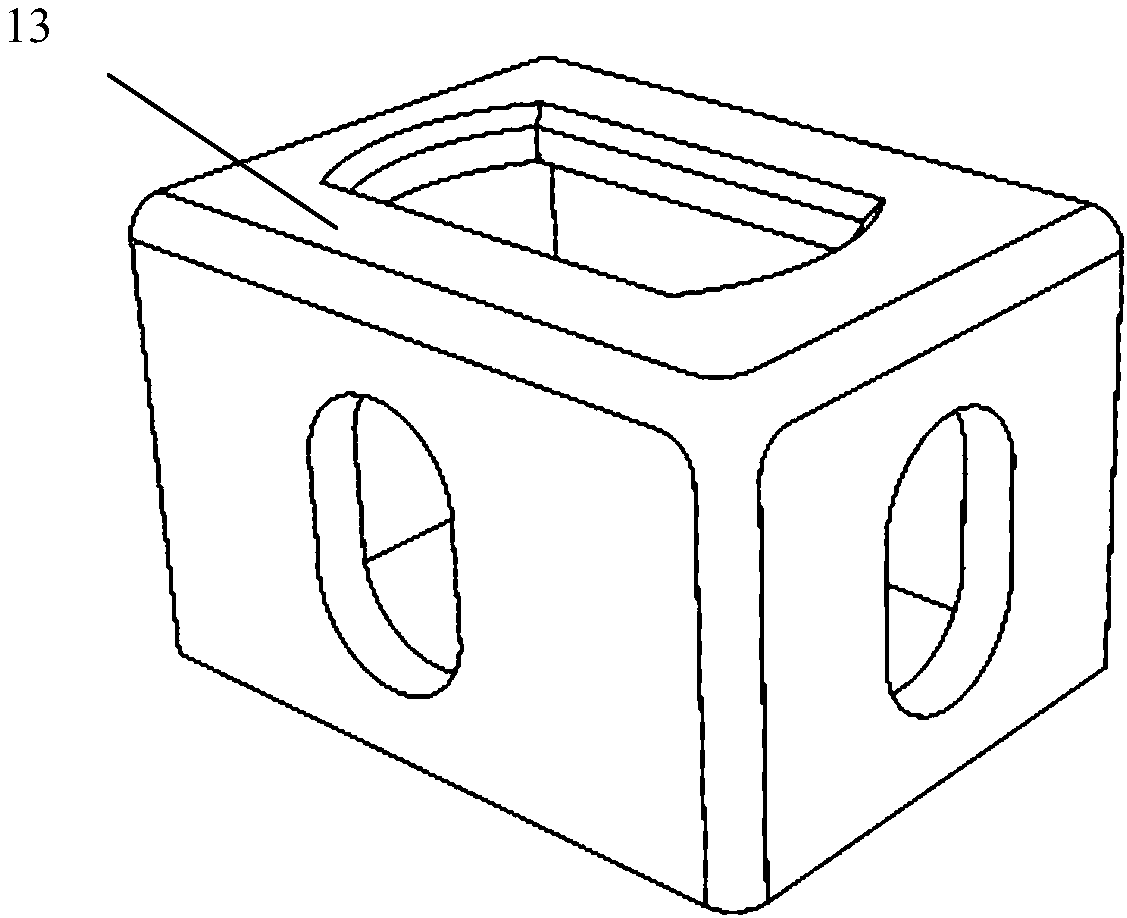 Mold for container corner pieces casting technology