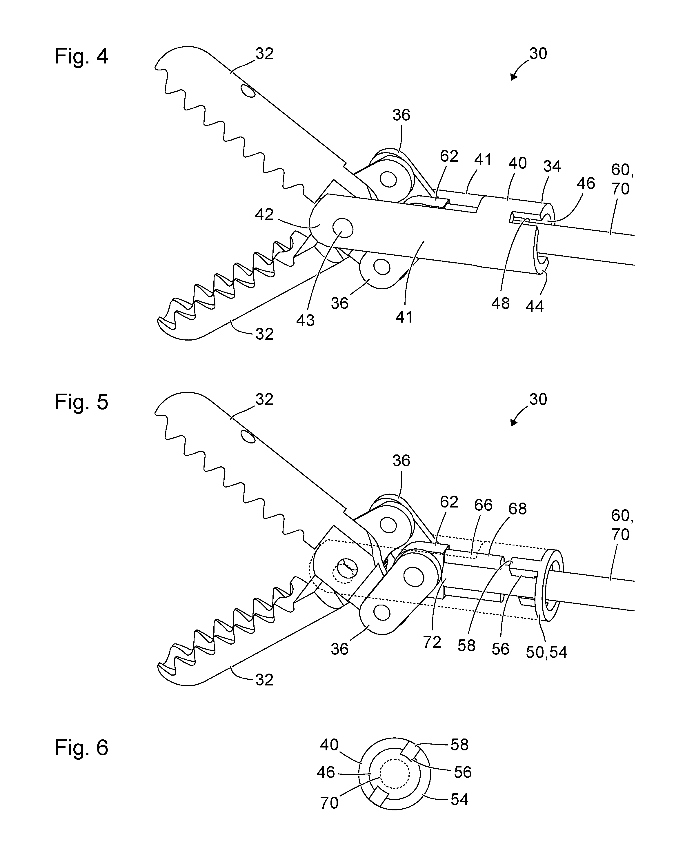 Tool for a dismantlable medical instrument