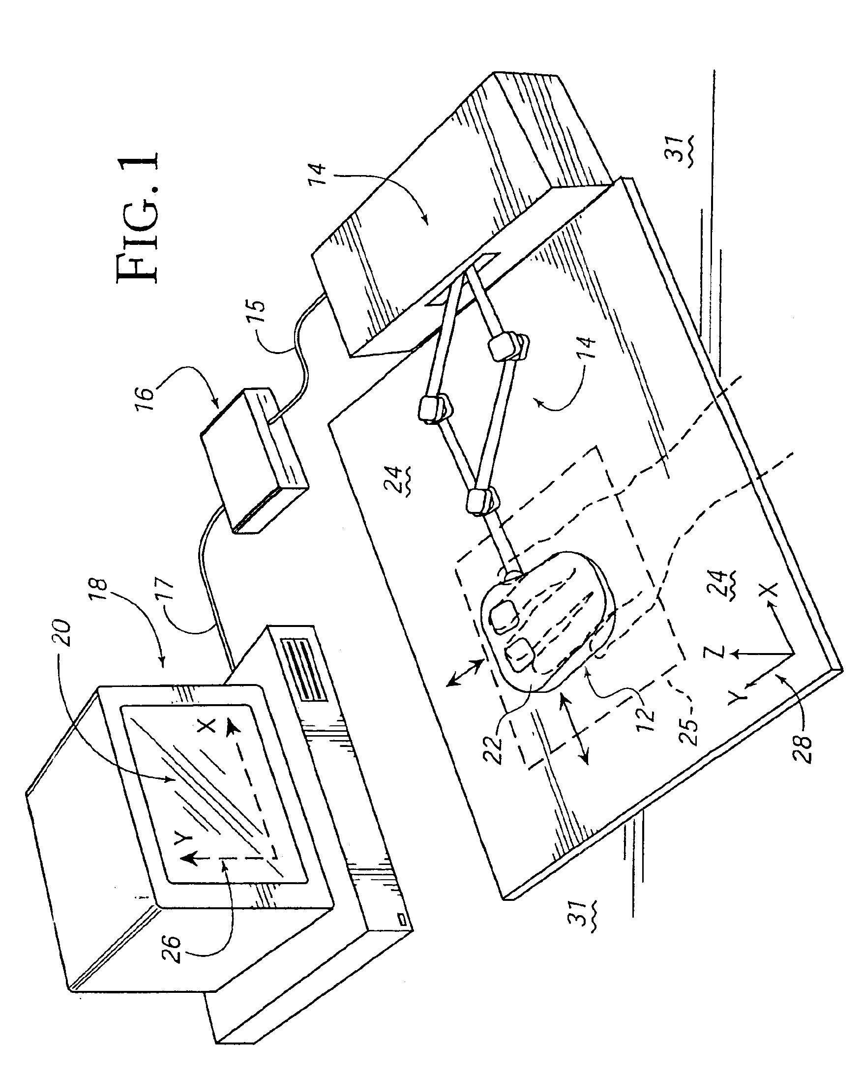 Isotonic-isometric haptic feedback interface