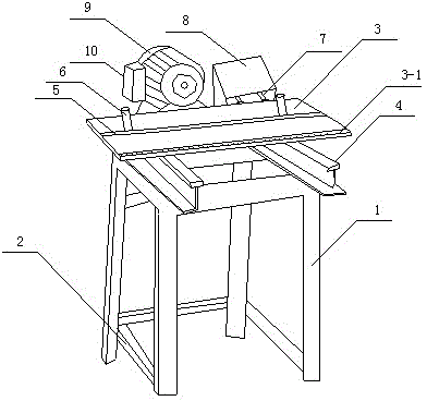 Novel wood boring machine