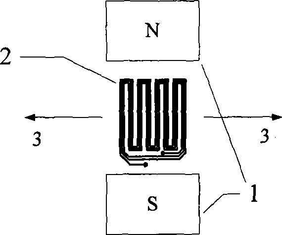 Gas pipeline crack electromagnetical ultrasonic oblique wave guide detecting method