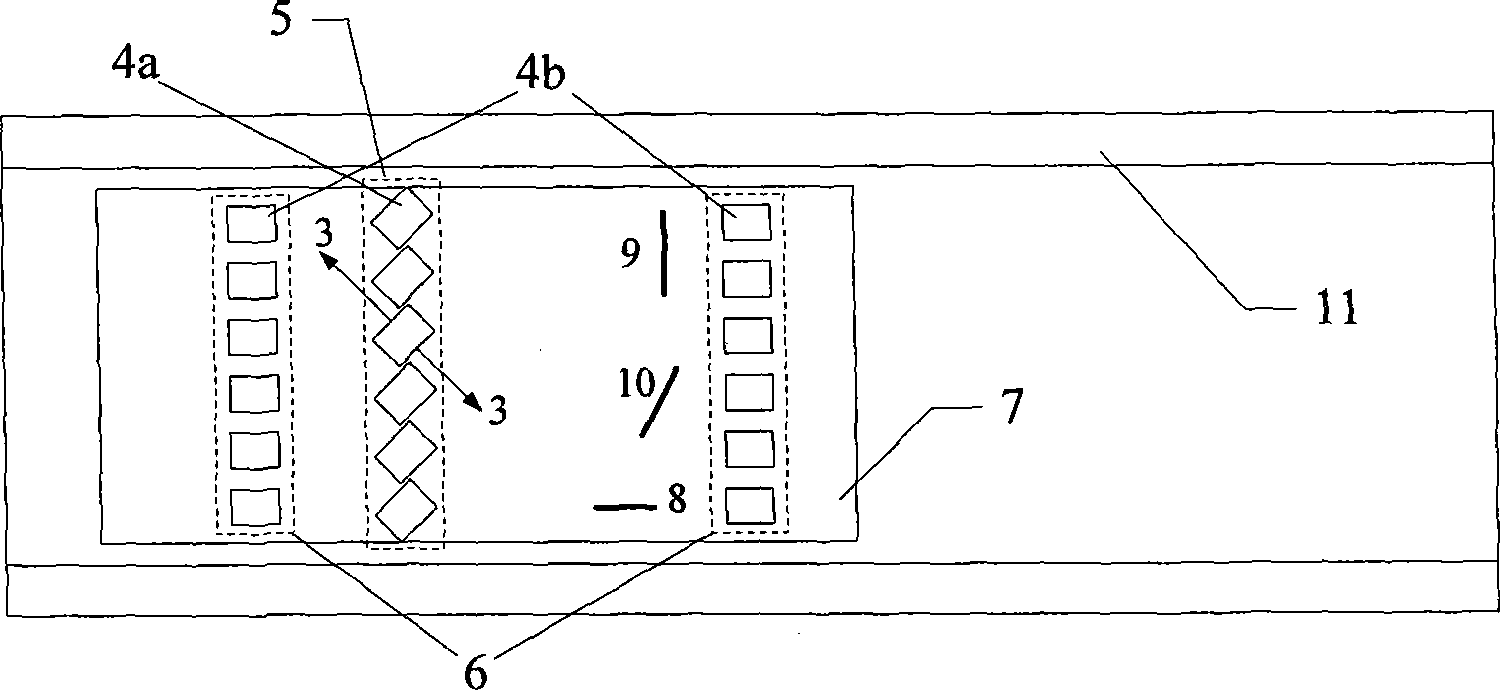 Gas pipeline crack electromagnetical ultrasonic oblique wave guide detecting method