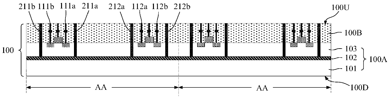 Integrated structure of crystal resonator and control circuit and integration method thereof