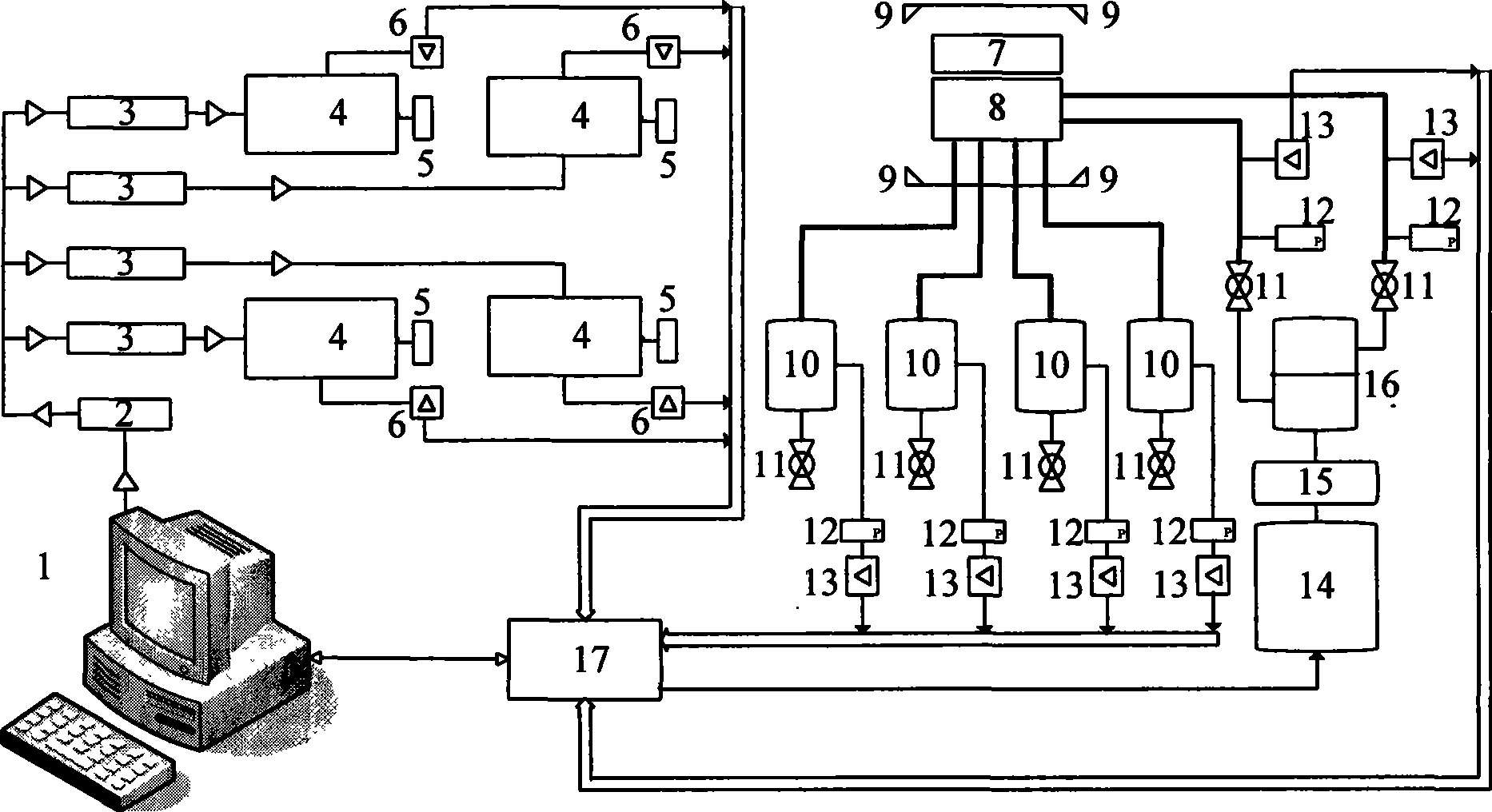 Hydraulic ABS test stand based on wheel speed closed-loop simulation