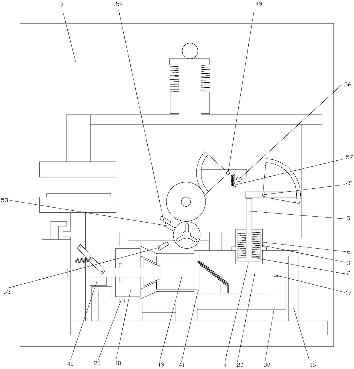 Full-automatic stamping forming die