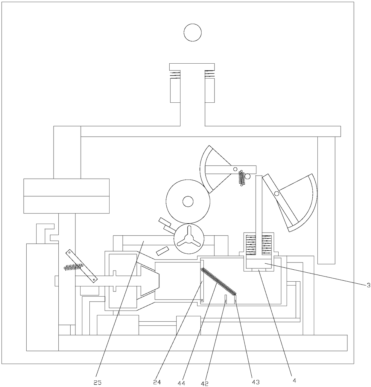 Full-automatic stamping forming die