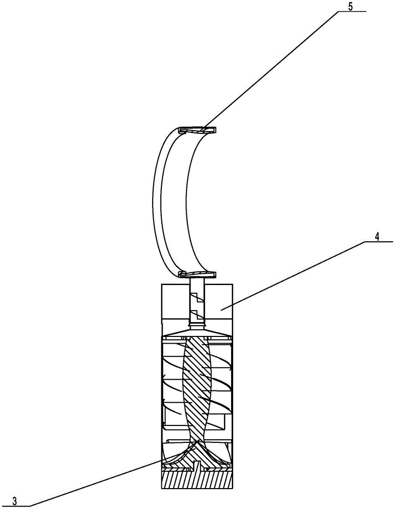 Bladeless fan adopting turbine spiral air supply