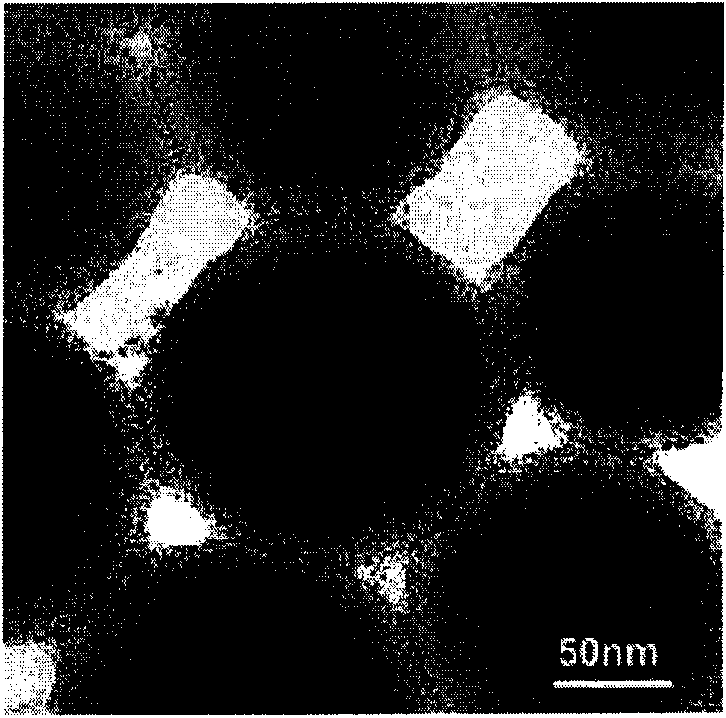 Magnetic particles preparation method by using nanometer spherical polyelectrolyte brush as micro-reactor