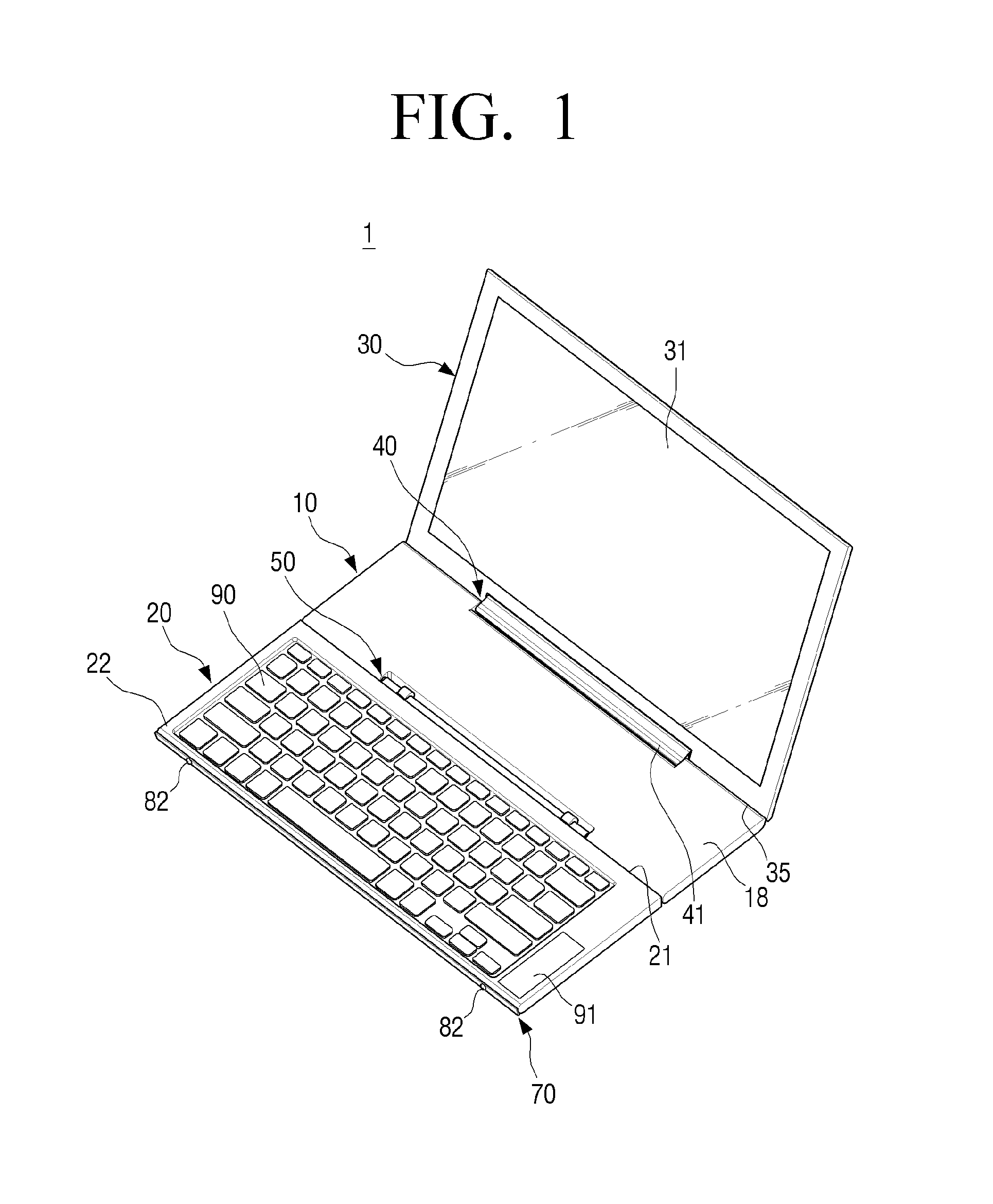 Foldable computing apparatus and method of erecting display unit