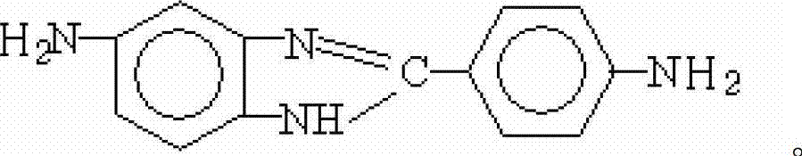 Benzimidazole-epoxy matrix resin and preparation method thereof