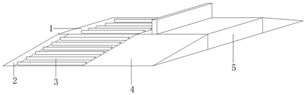 Refrigerating machine room pipeline device integrated set rail type installation device and method