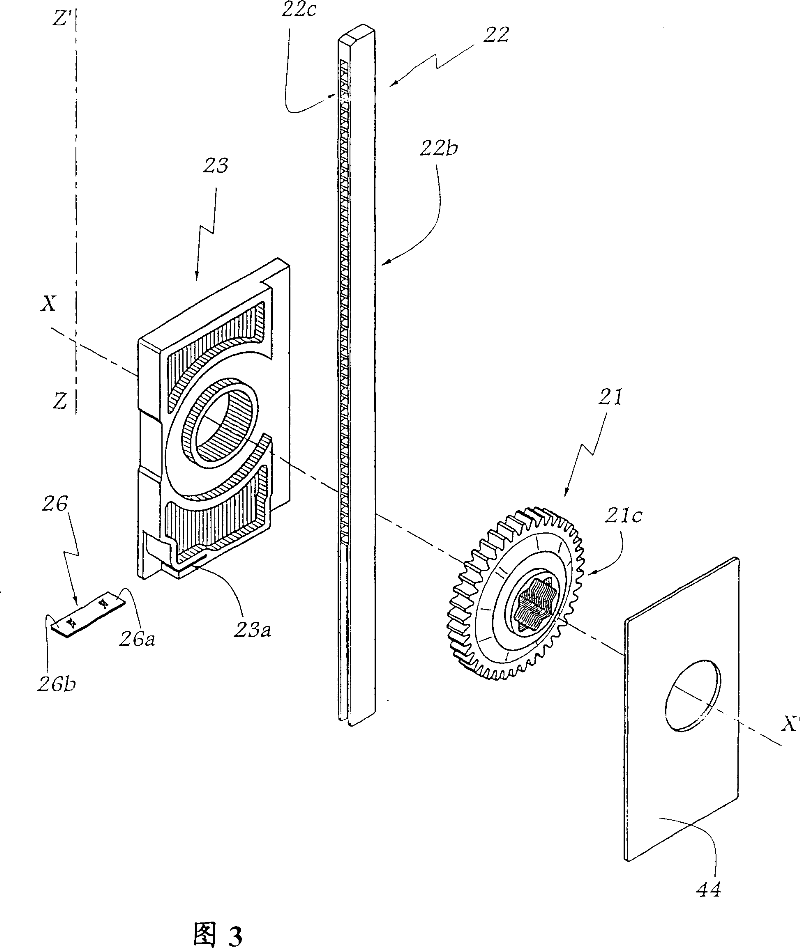 Device for forming shed in weaving loom of jacquard type