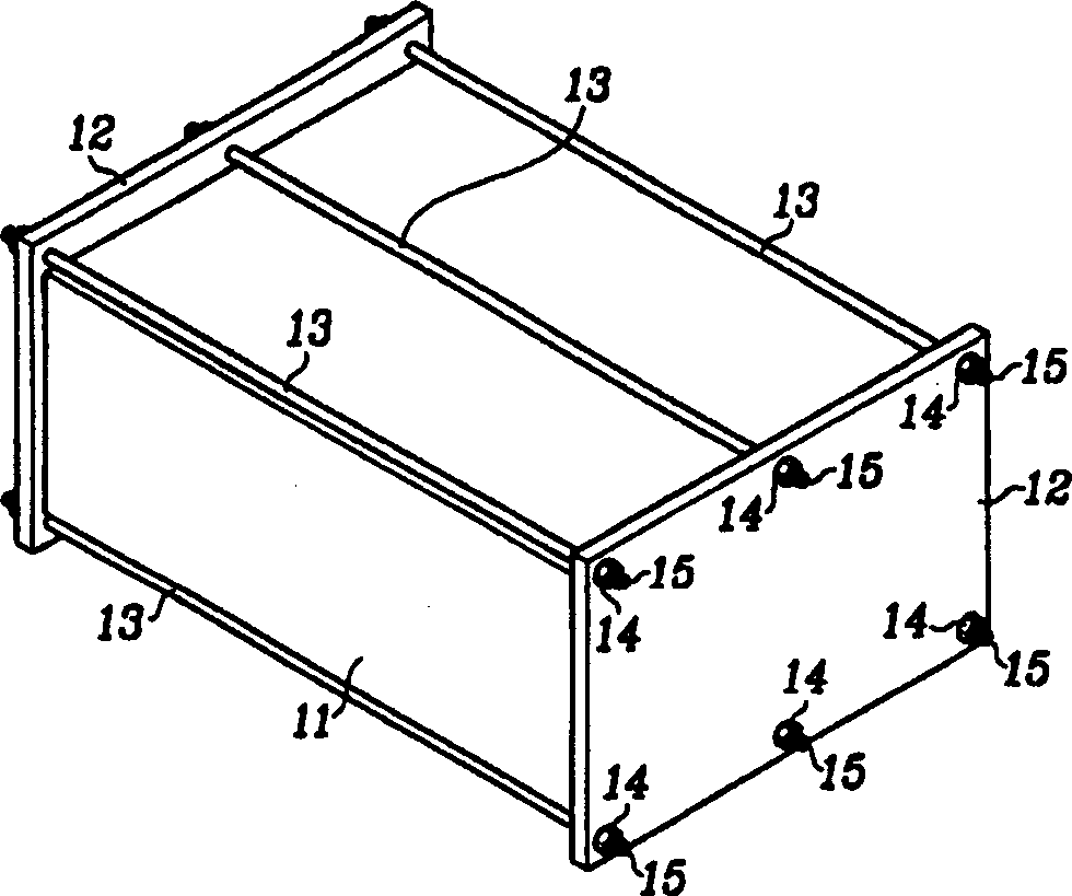 Fastening mechanism of a fuel cell stack