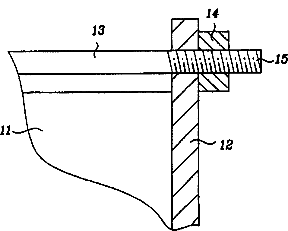Fastening mechanism of a fuel cell stack