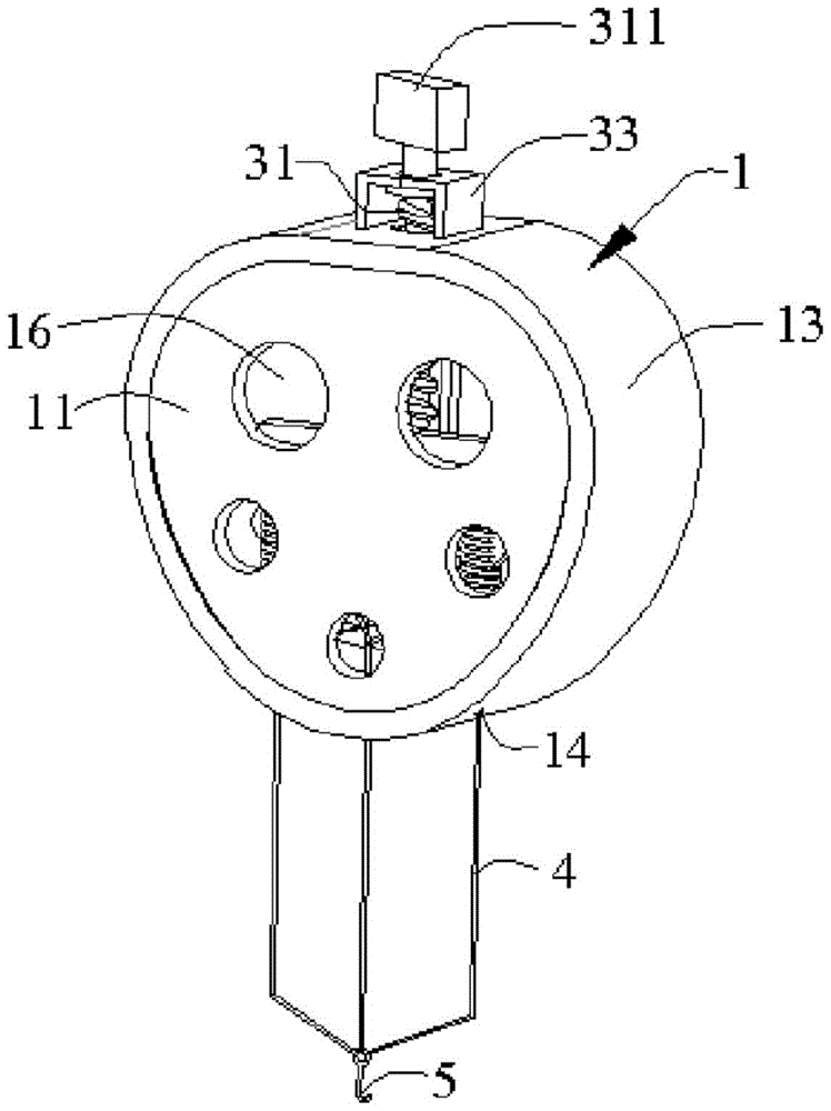 A mechanical fish weight, fishing gear with the mechanical fish weight and its use method