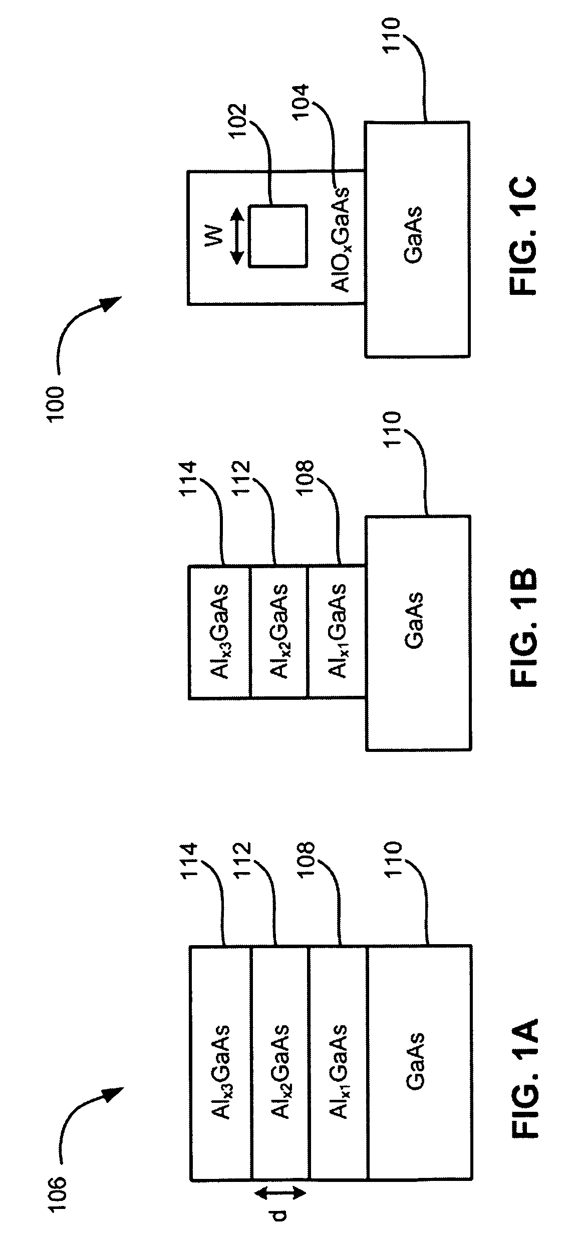 Low loss, high and low index contrast waveguides in semiconductors