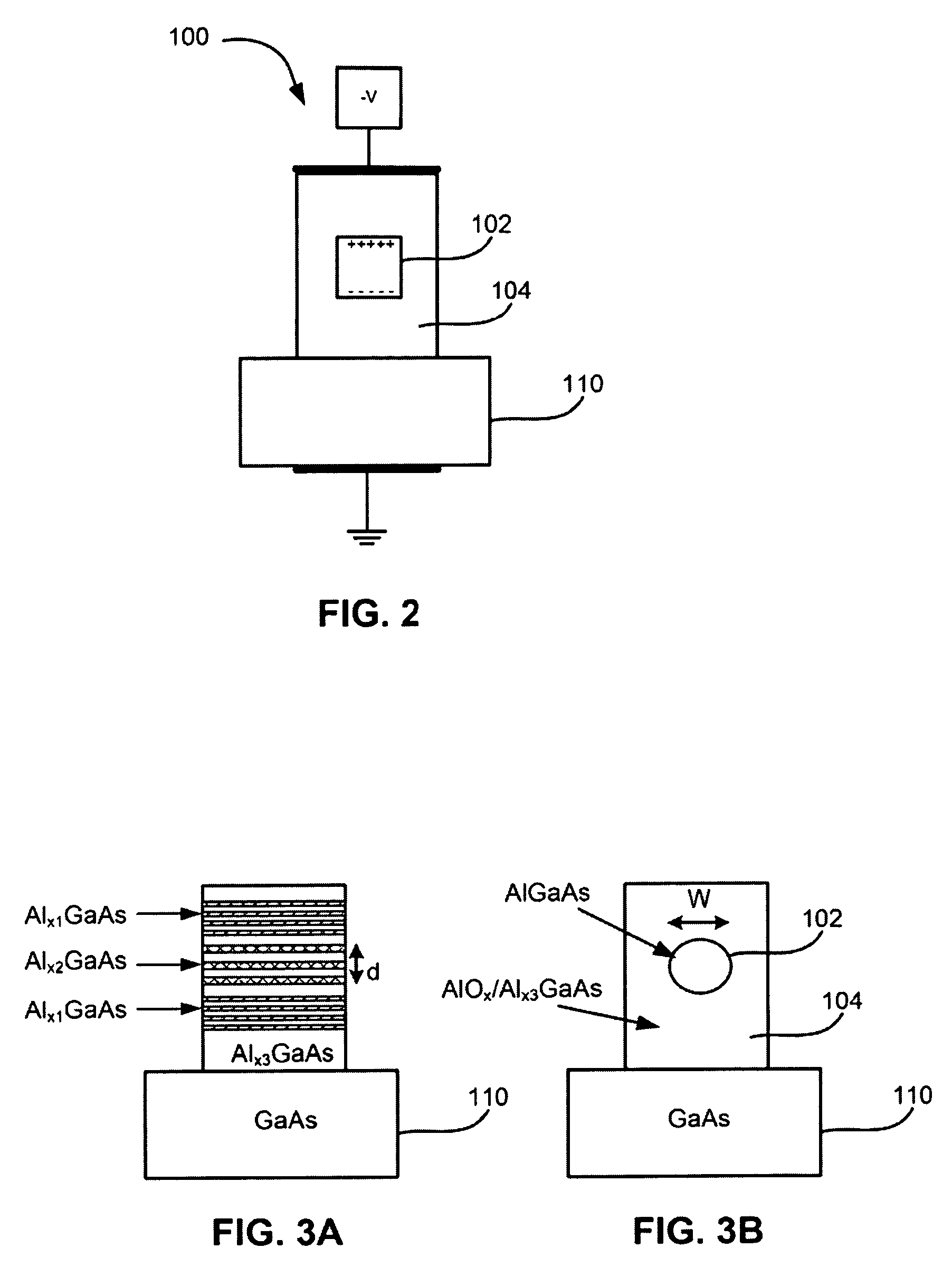 Low loss, high and low index contrast waveguides in semiconductors