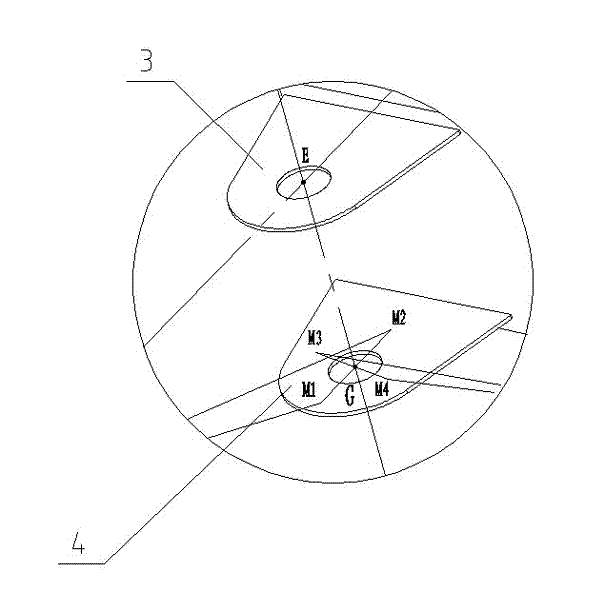 Scribing method for axial center holes of bottom landing leg beams of large-scale gantry crane