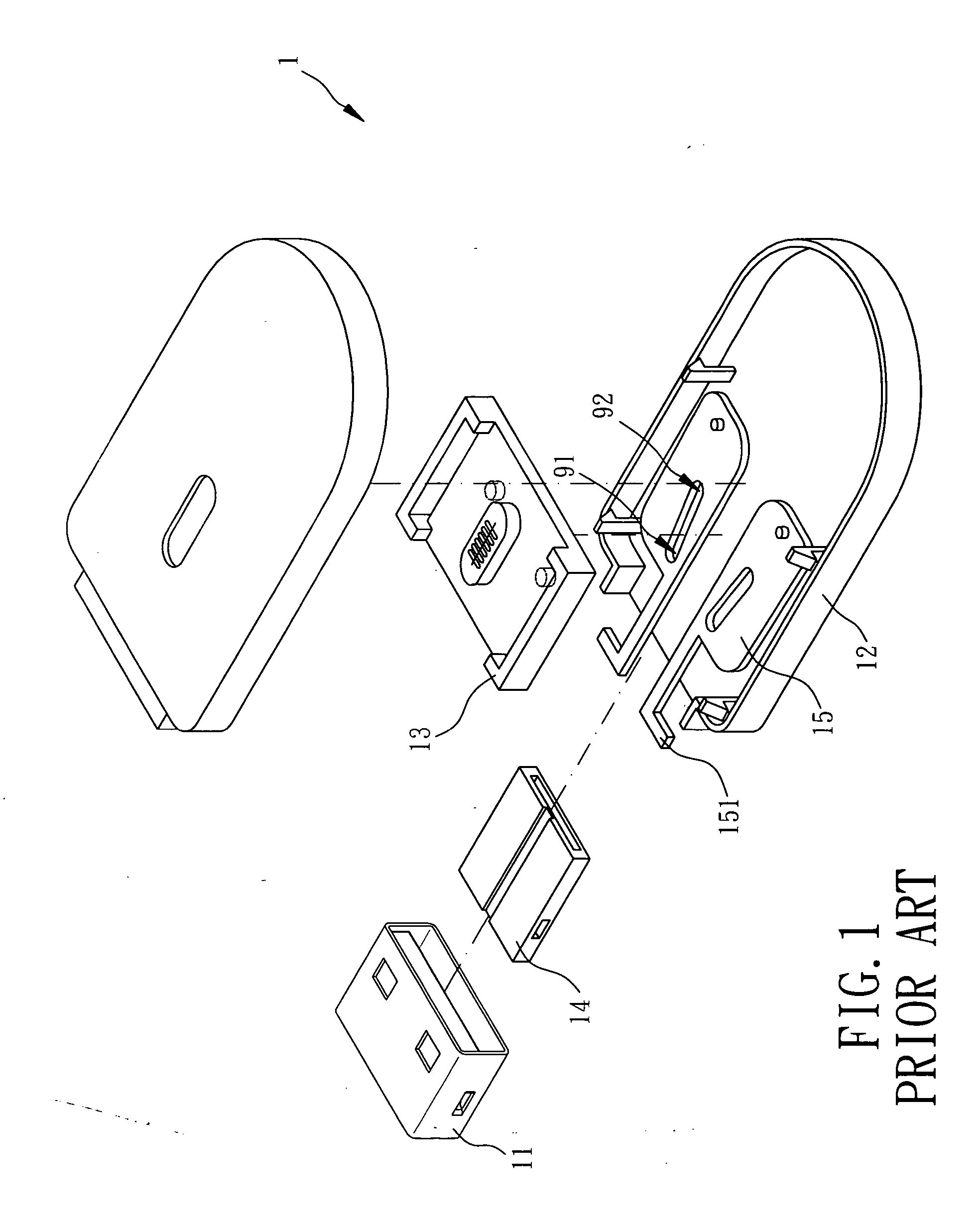 Locking device of USB port