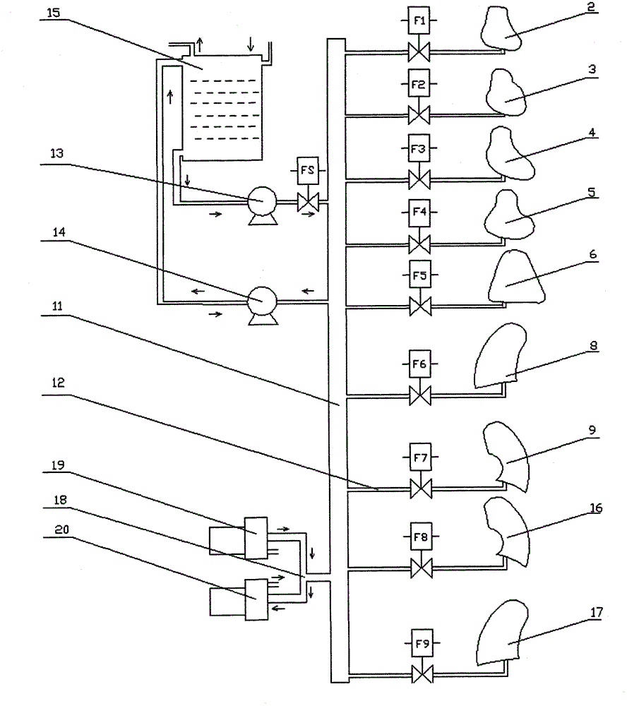 Full-automatic cardiopulmonary percussion computer anthropomorphic dummy