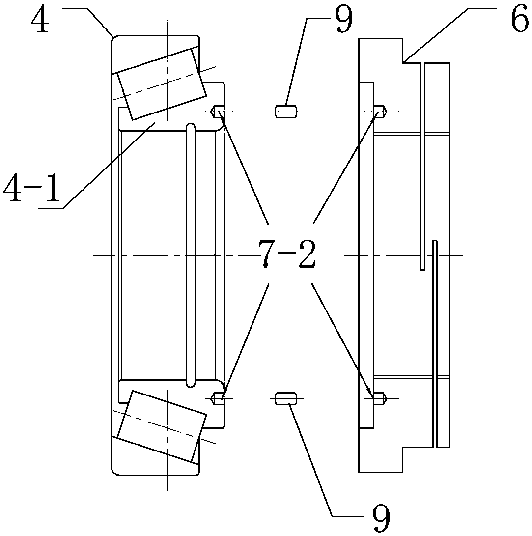 Inner ring stop mechanism of wheel hub bearing