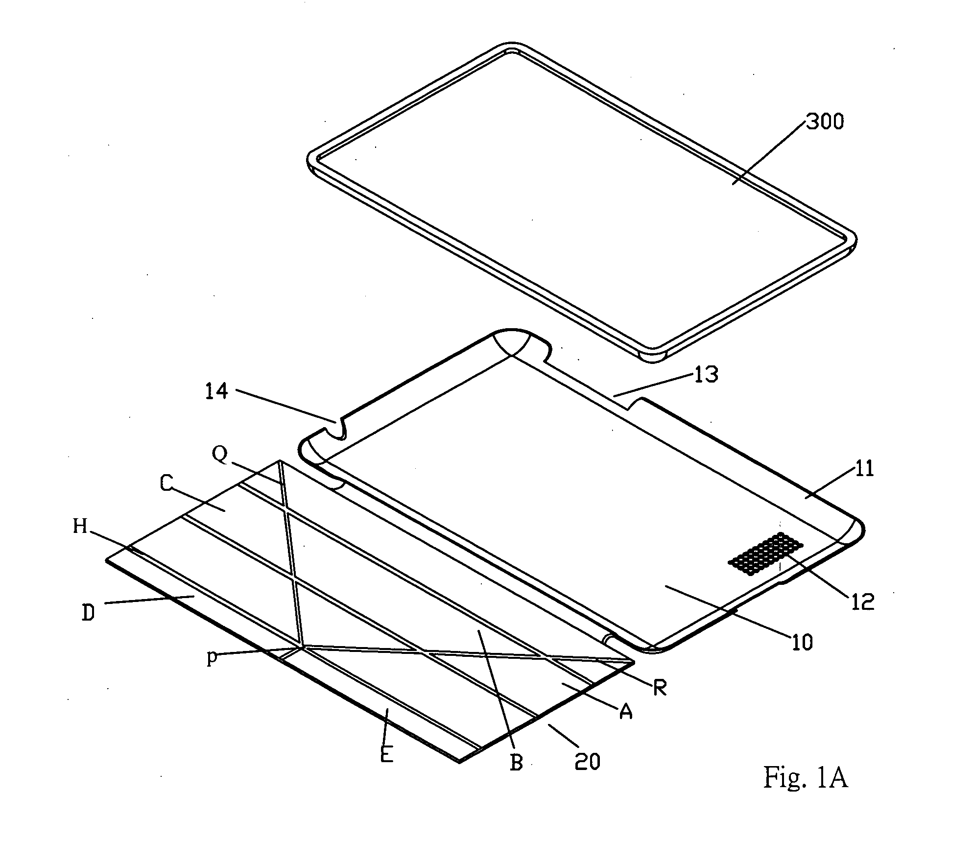 Tablet computer receiving housing with supporting function