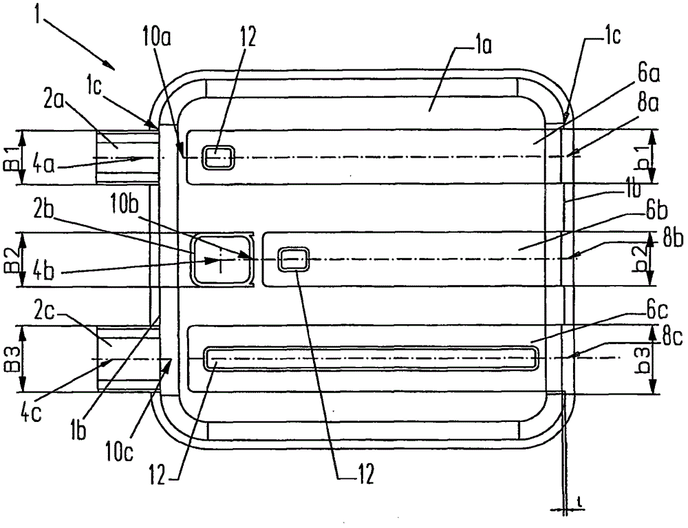 Housing for connecting unit