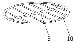 Material flat-bottom bin arch-breaking collection device