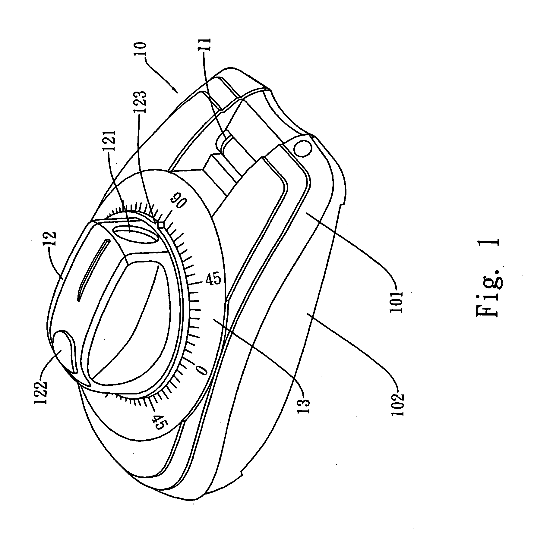 Optical horizontal measurement device