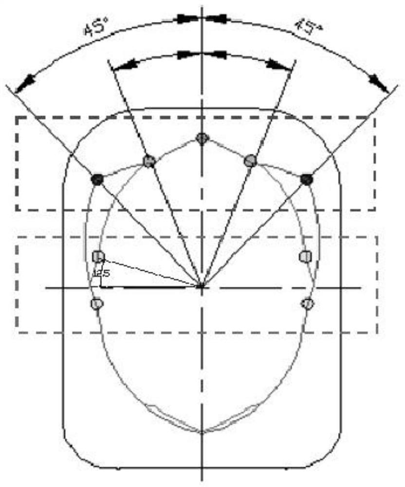 A knob switch structure and automobile