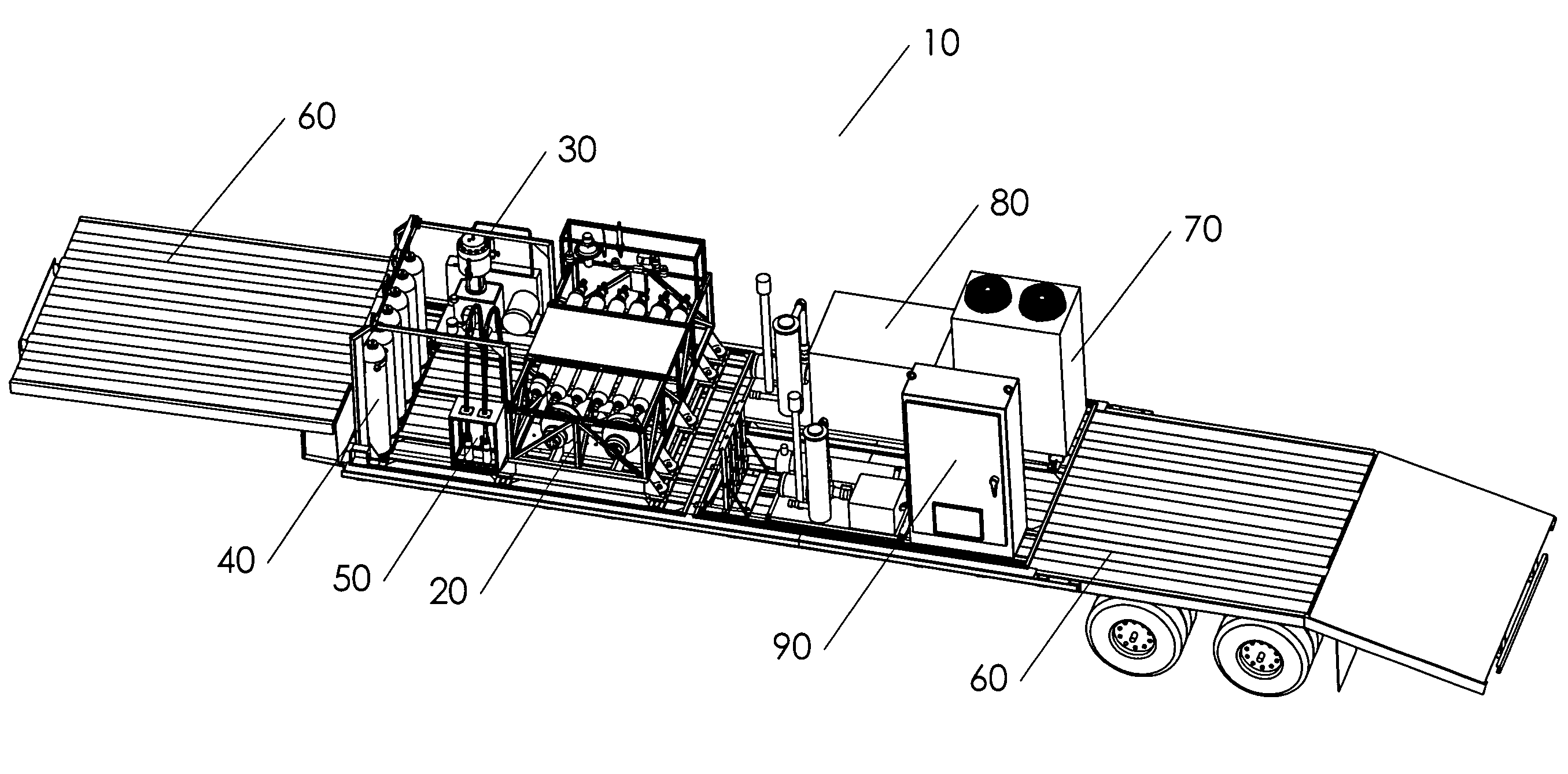 Mobile hydrogen delivery system