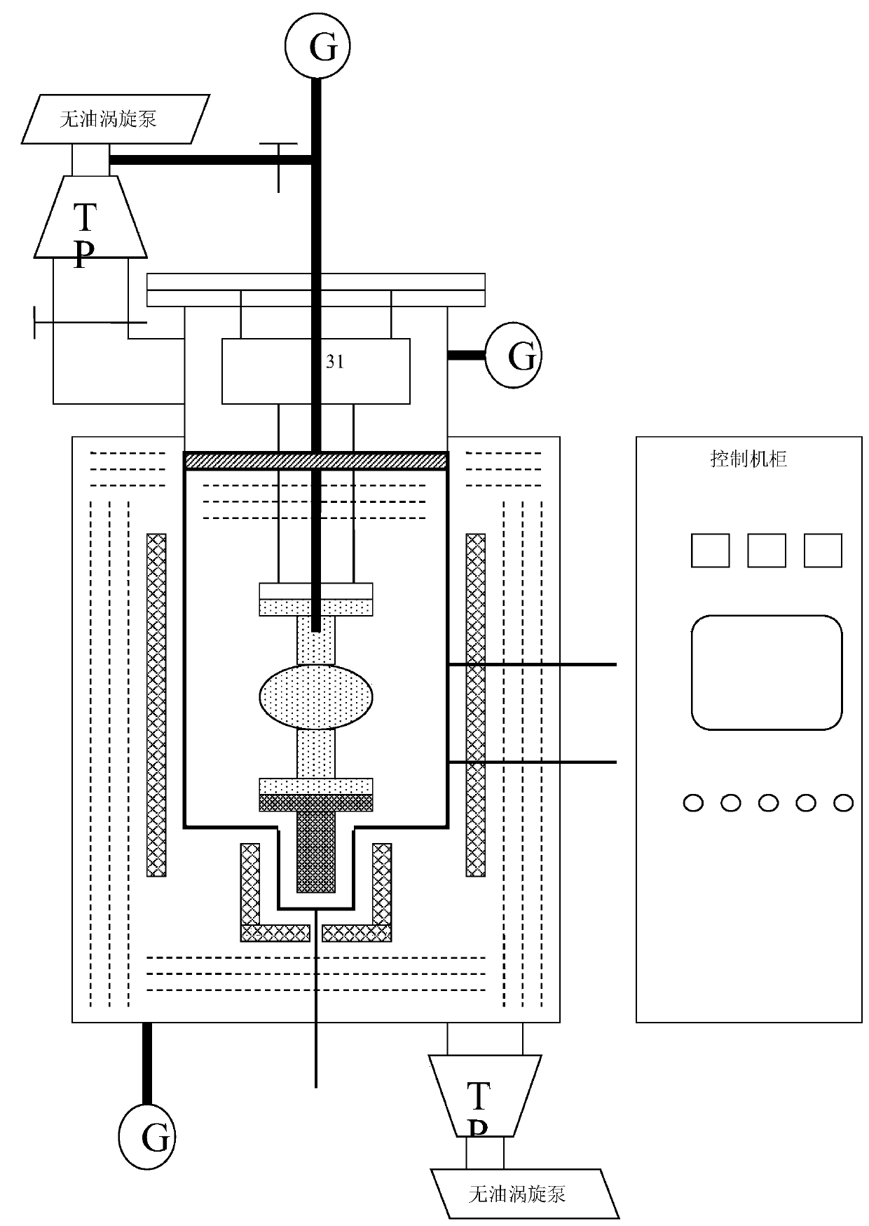 Method for plating triniobium stannide film on inner surface of pure niobium cavity and vacuum furnace