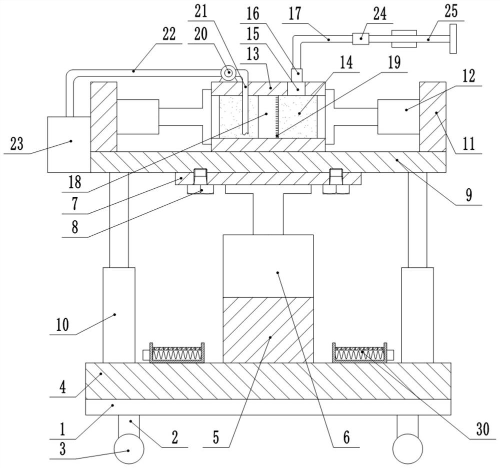 Clinical drainage device for oral surgery department