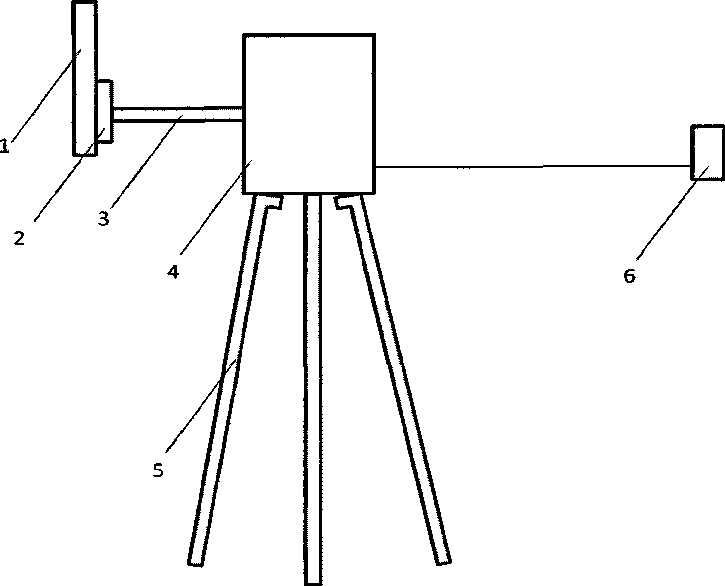 Precise testing deployment device of antenna spatial angle identified by wireless radio frequency