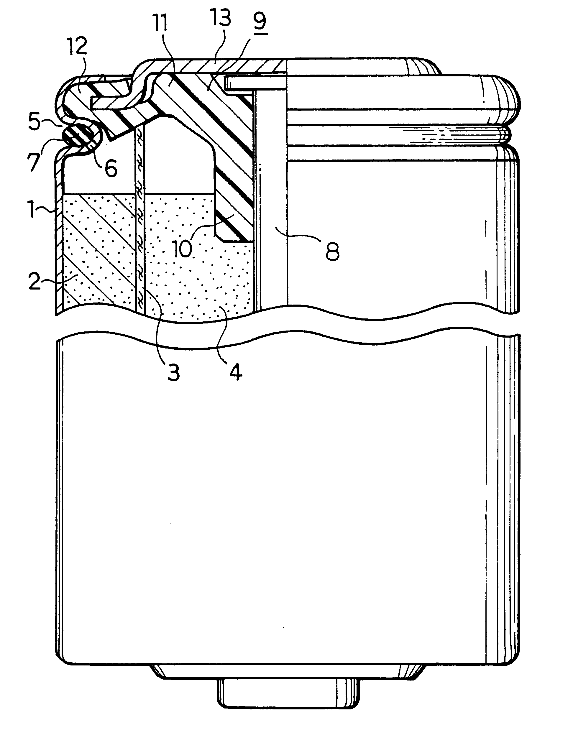 Cylindrical battery and method for manufacturing the same