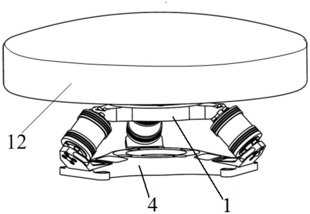 Micro-vibration convergence type vibration isolation device used for satellite flywheel