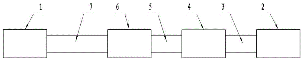 Connecting adjustment device of double-hearth lime kiln burning calcium carbide furnace tail gas