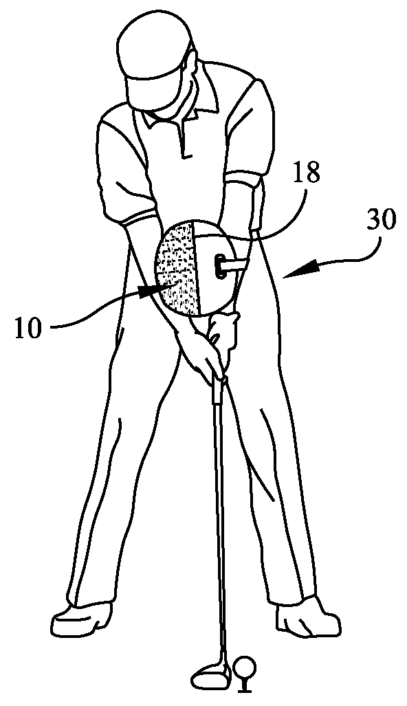 Golf swing training aid