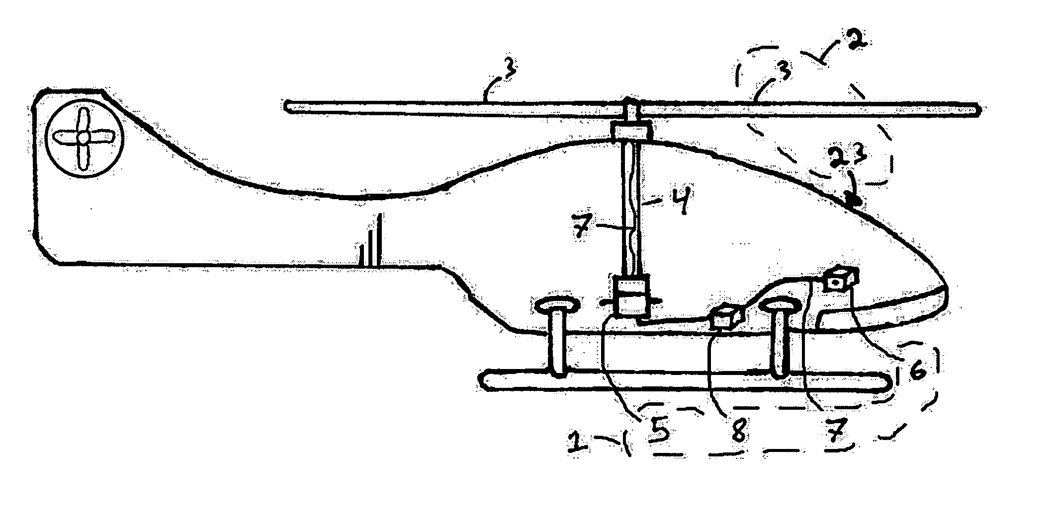 Helicopter blade emergency detachment system