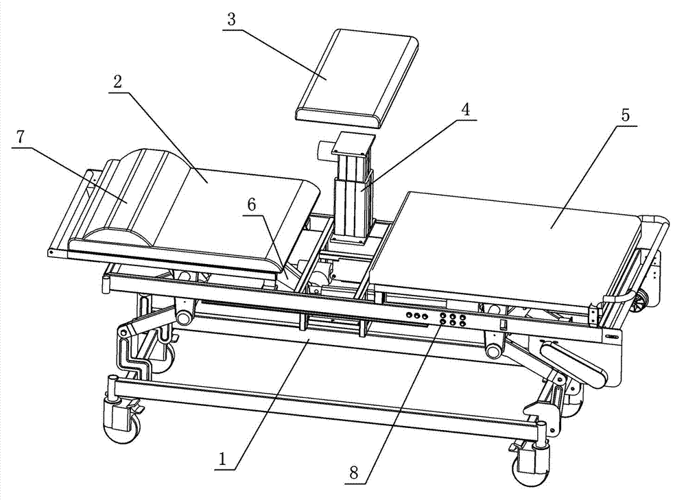 Electric medical bed