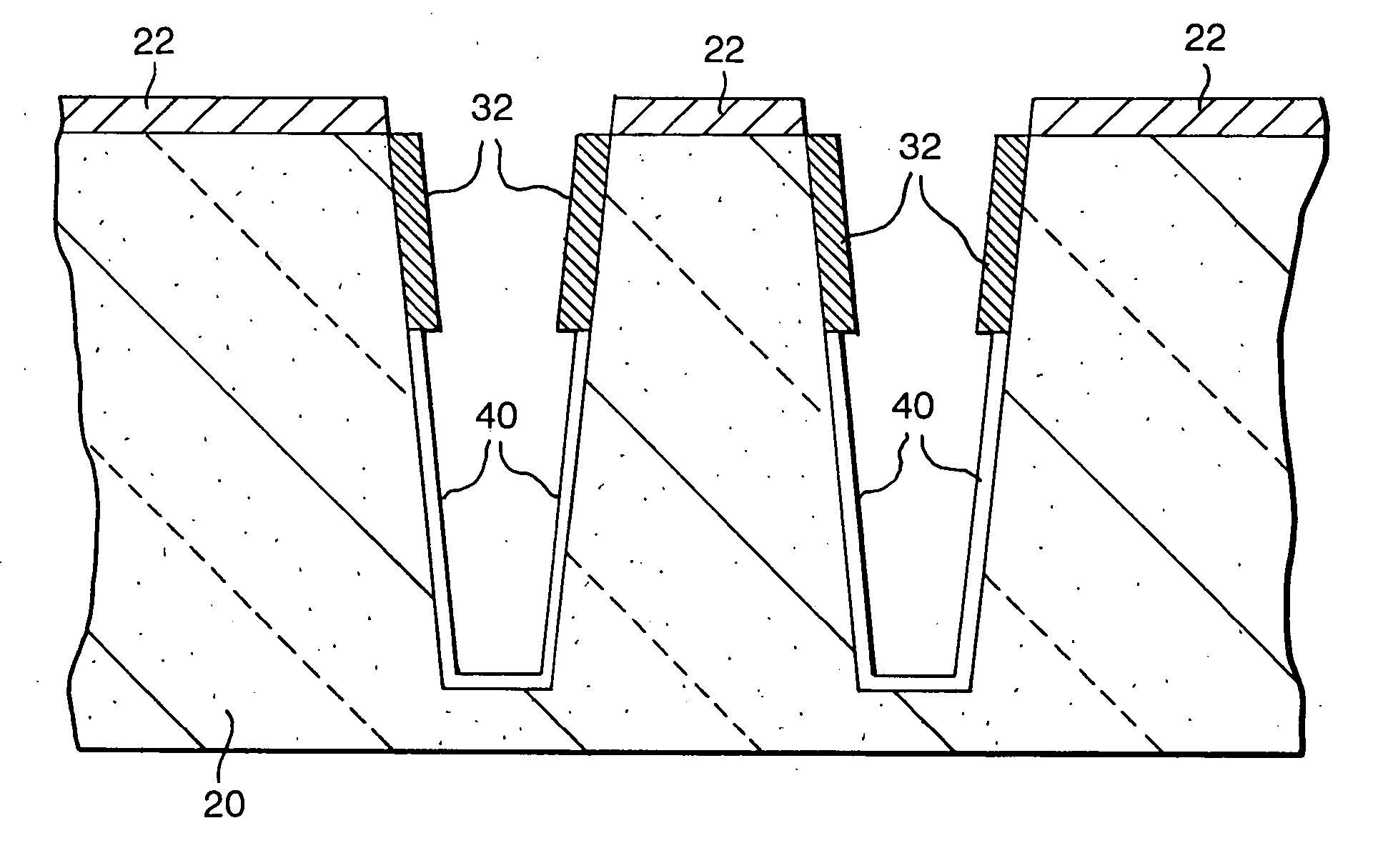 Novel method to achieve increased trench depth, independent of CD as defined by lithography