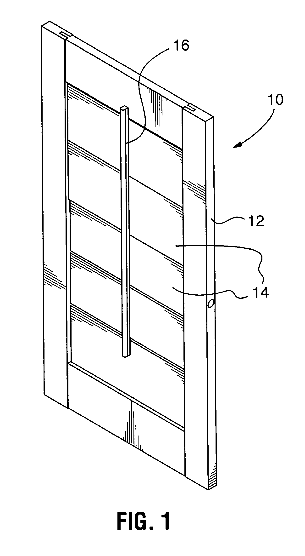 Plug in pull bar hinge