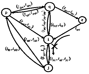 Method for monitoring road conditions in real time based on simplified road network model